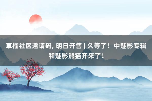 草榴社区邀请码, 明日开售 | 久等了！中魅影专辑和魅影熊猫齐来了！