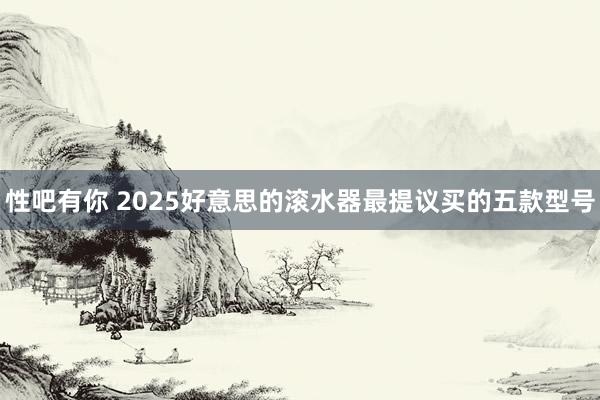 性吧有你 2025好意思的滚水器最提议买的五款型号