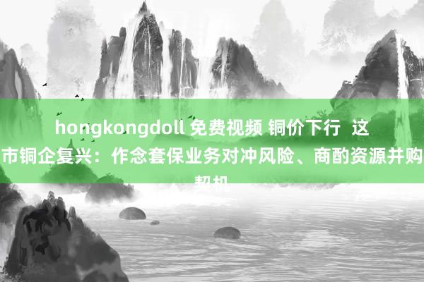 hongkongdoll 免费视频 铜价下行  这些上市铜企复兴：作念套保业务对冲风险、商酌资源并购契机