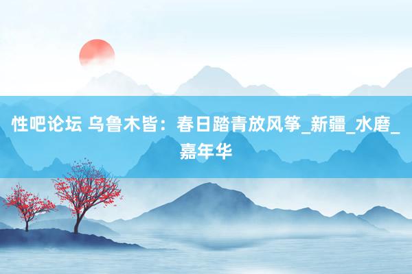 性吧论坛 乌鲁木皆：春日踏青放风筝_新疆_水磨_嘉年华