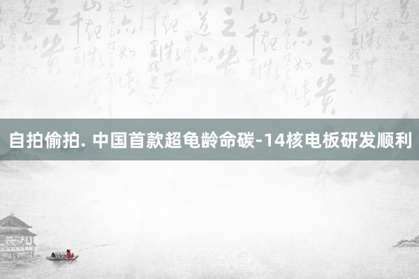 自拍偷拍. 中国首款超龟龄命碳-14核电板研发顺利